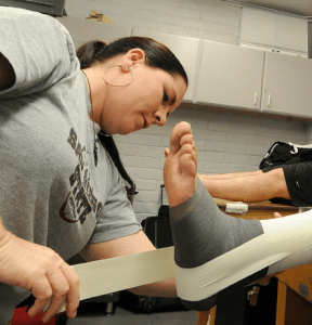 SDSU Trainer Allison Miner - Aztecs For Life - Hunter Hewitt