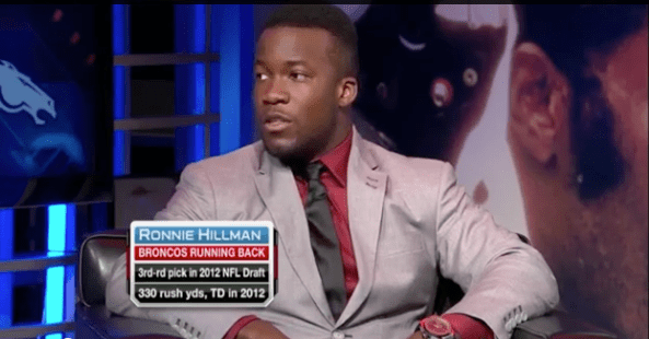 'Aztec For Life' Ronnie Hillman appeared on NFL Total Access on Monday